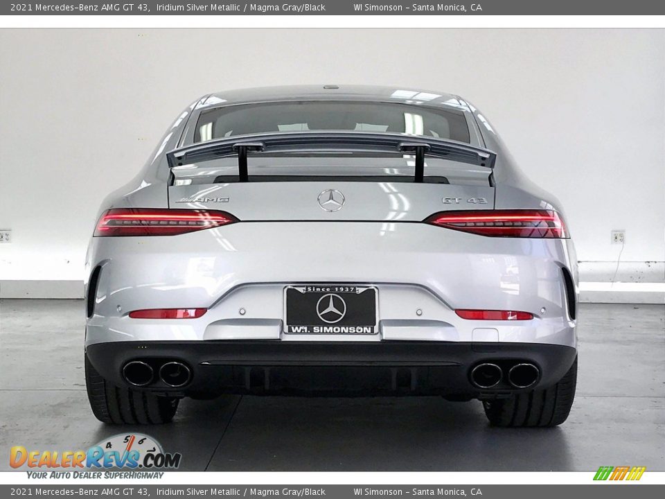 2021 Mercedes-Benz AMG GT 43 Iridium Silver Metallic / Magma Gray/Black Photo #3