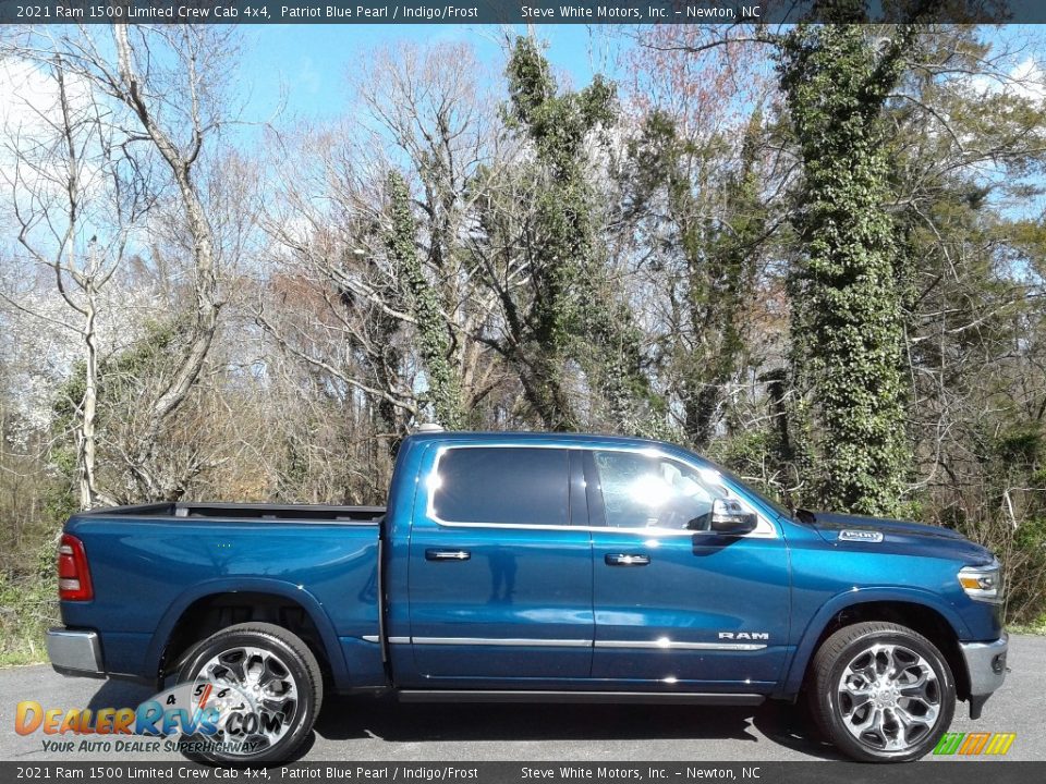 Patriot Blue Pearl 2021 Ram 1500 Limited Crew Cab 4x4 Photo #5
