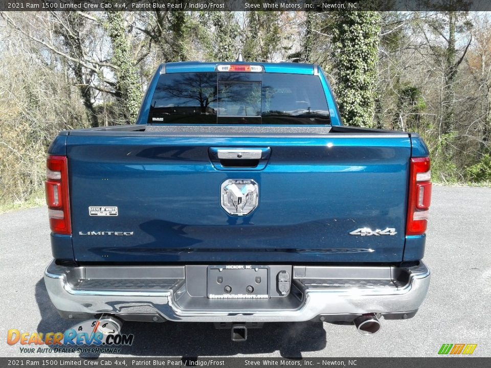 2021 Ram 1500 Limited Crew Cab 4x4 Patriot Blue Pearl / Indigo/Frost Photo #7