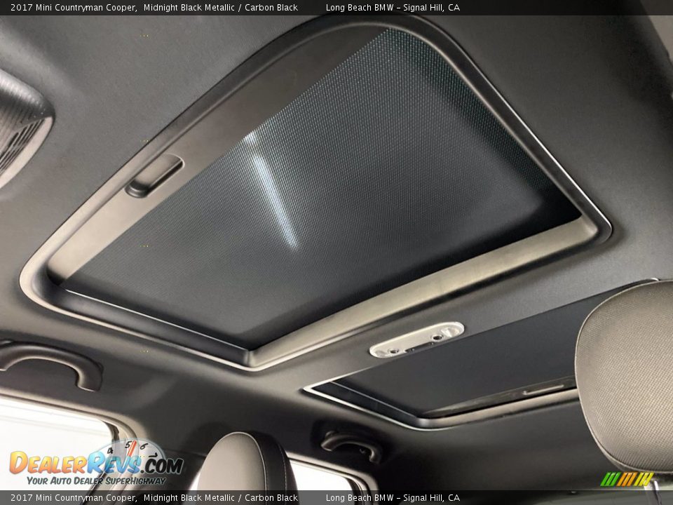 2017 Mini Countryman Cooper Midnight Black Metallic / Carbon Black Photo #30