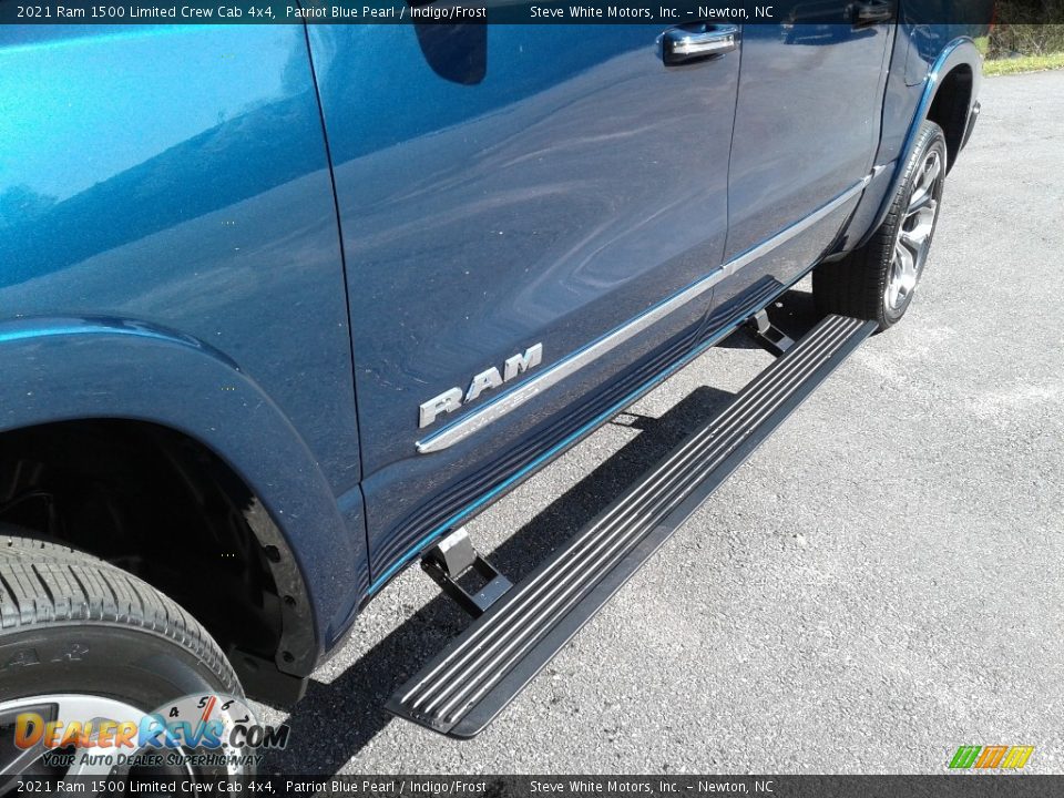 2021 Ram 1500 Limited Crew Cab 4x4 Patriot Blue Pearl / Indigo/Frost Photo #10