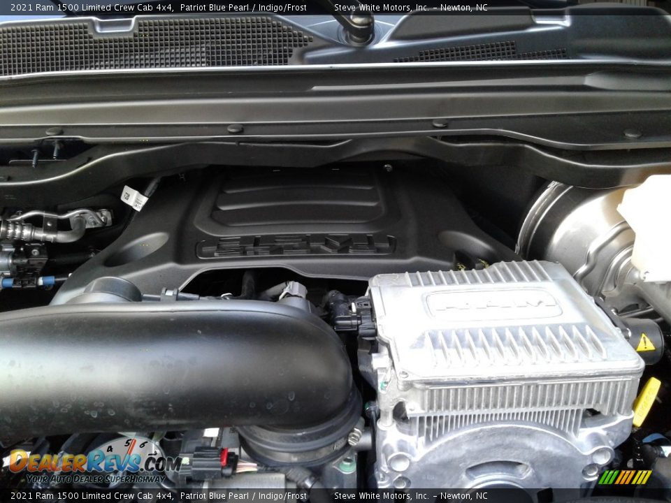 2021 Ram 1500 Limited Crew Cab 4x4 Patriot Blue Pearl / Indigo/Frost Photo #11