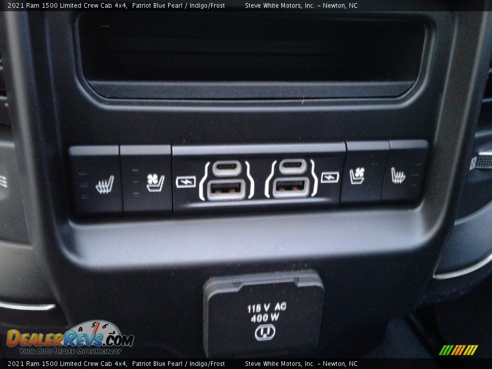 2021 Ram 1500 Limited Crew Cab 4x4 Patriot Blue Pearl / Indigo/Frost Photo #17