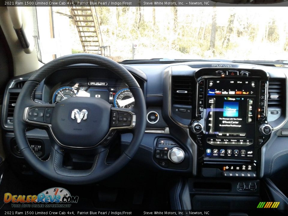 2021 Ram 1500 Limited Crew Cab 4x4 Patriot Blue Pearl / Indigo/Frost Photo #20