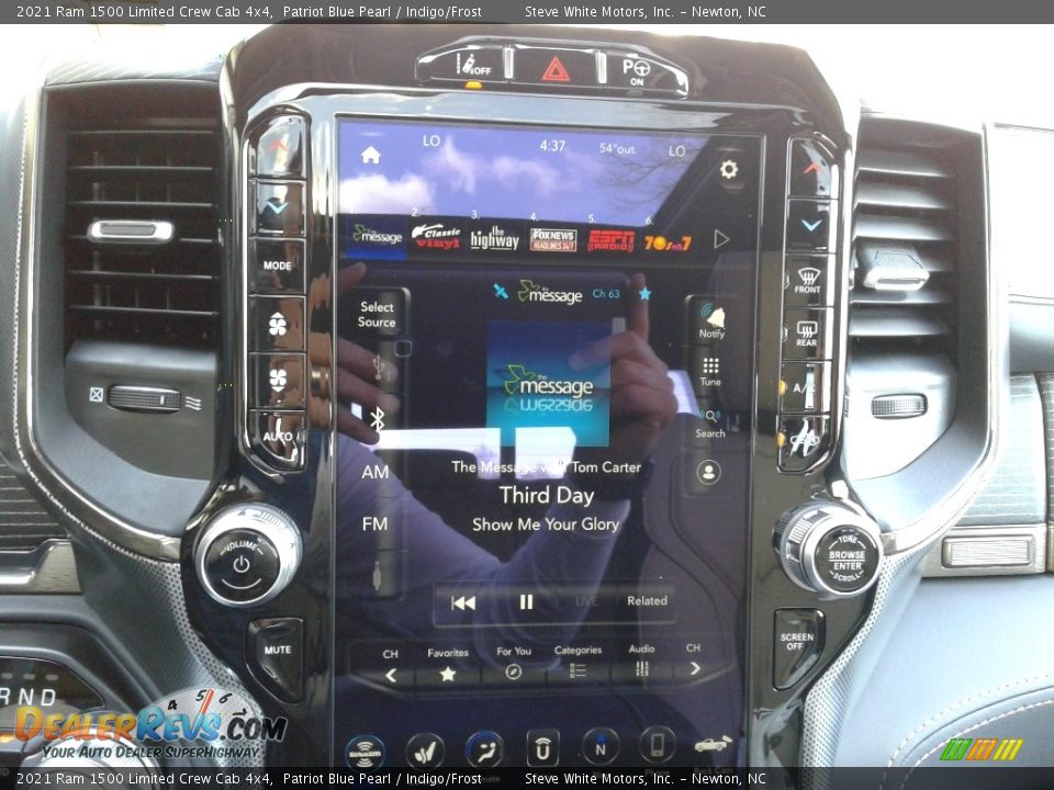 2021 Ram 1500 Limited Crew Cab 4x4 Patriot Blue Pearl / Indigo/Frost Photo #25