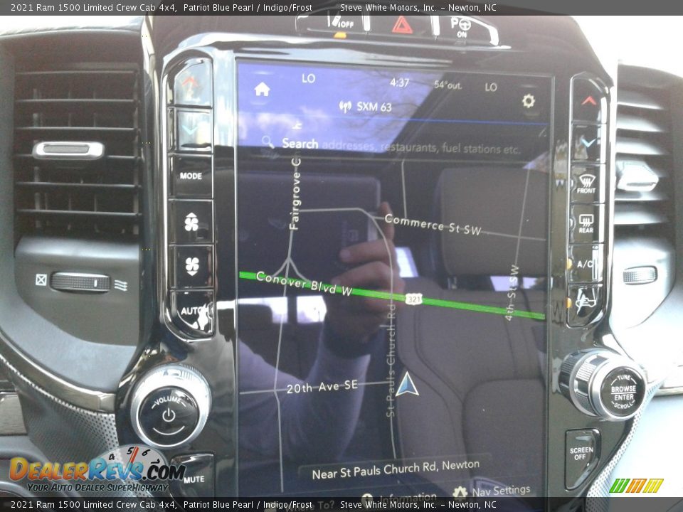 2021 Ram 1500 Limited Crew Cab 4x4 Patriot Blue Pearl / Indigo/Frost Photo #26