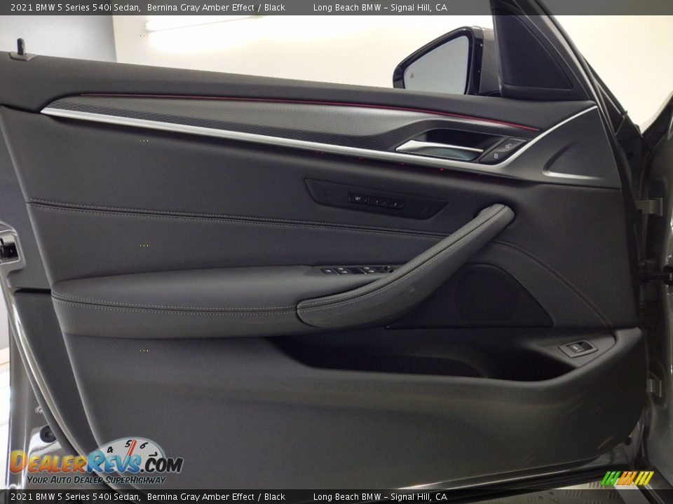 2021 BMW 5 Series 540i Sedan Bernina Gray Amber Effect / Black Photo #10