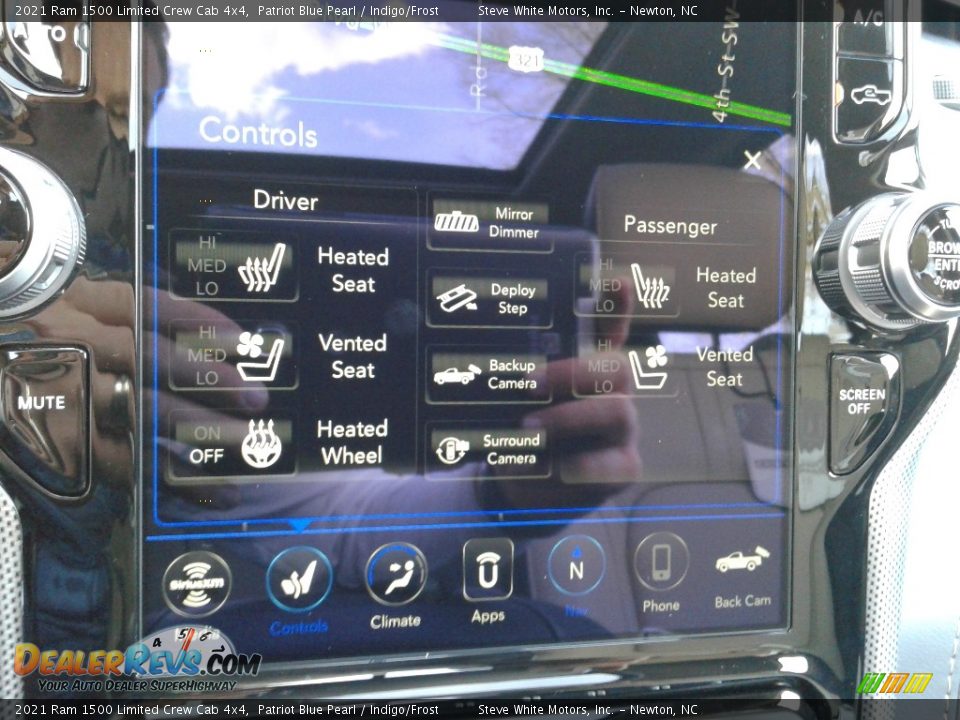 2021 Ram 1500 Limited Crew Cab 4x4 Patriot Blue Pearl / Indigo/Frost Photo #27