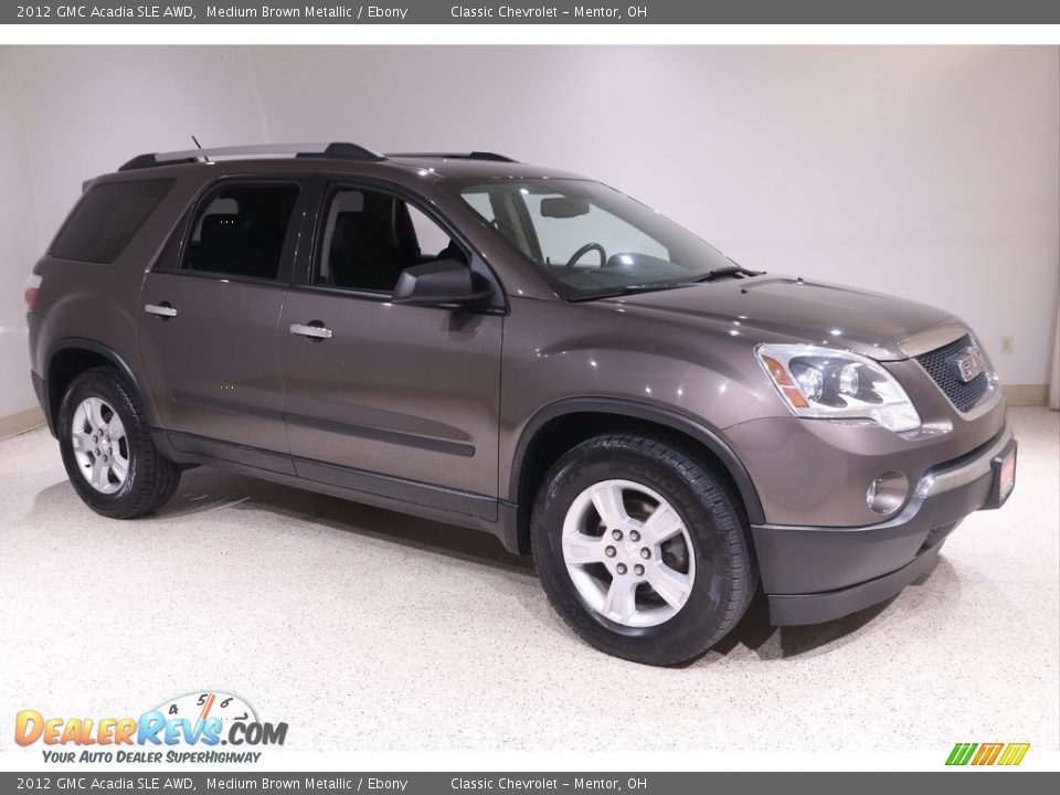 2012 GMC Acadia SLE AWD Medium Brown Metallic / Ebony Photo #1