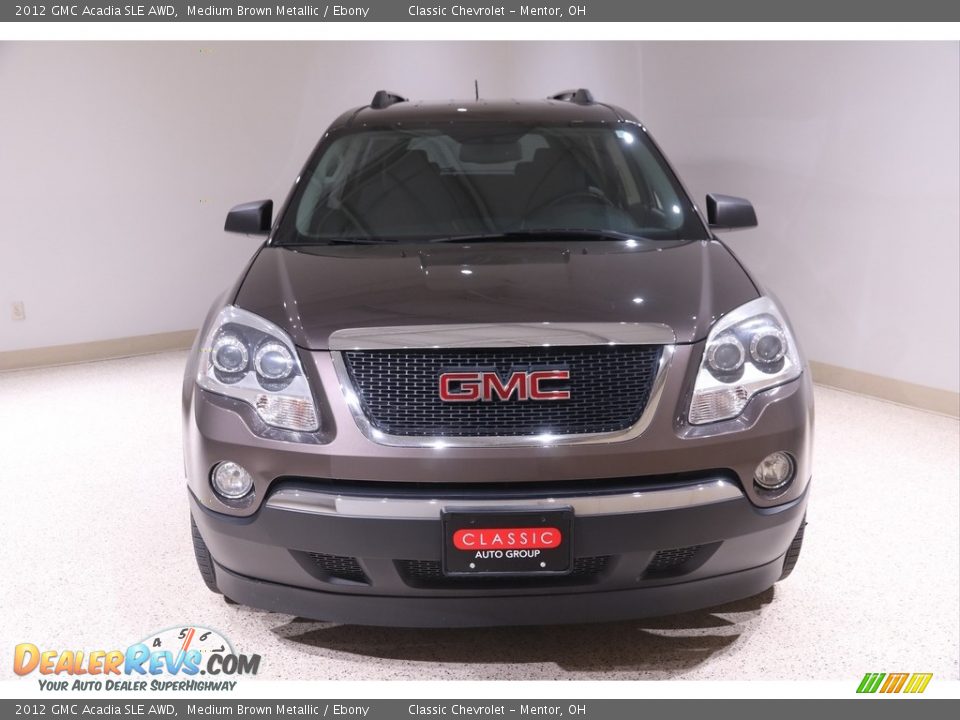 2012 GMC Acadia SLE AWD Medium Brown Metallic / Ebony Photo #2