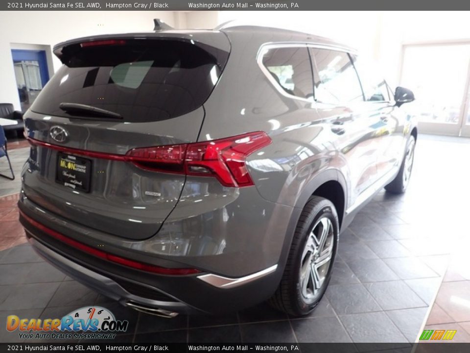 2021 Hyundai Santa Fe SEL AWD Hampton Gray / Black Photo #4