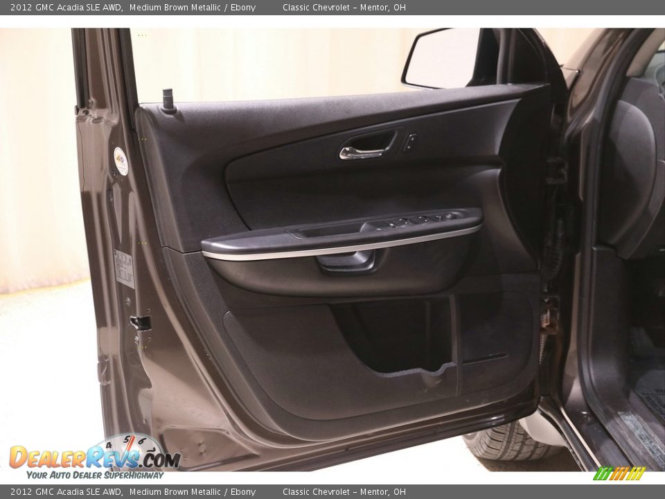 2012 GMC Acadia SLE AWD Medium Brown Metallic / Ebony Photo #4