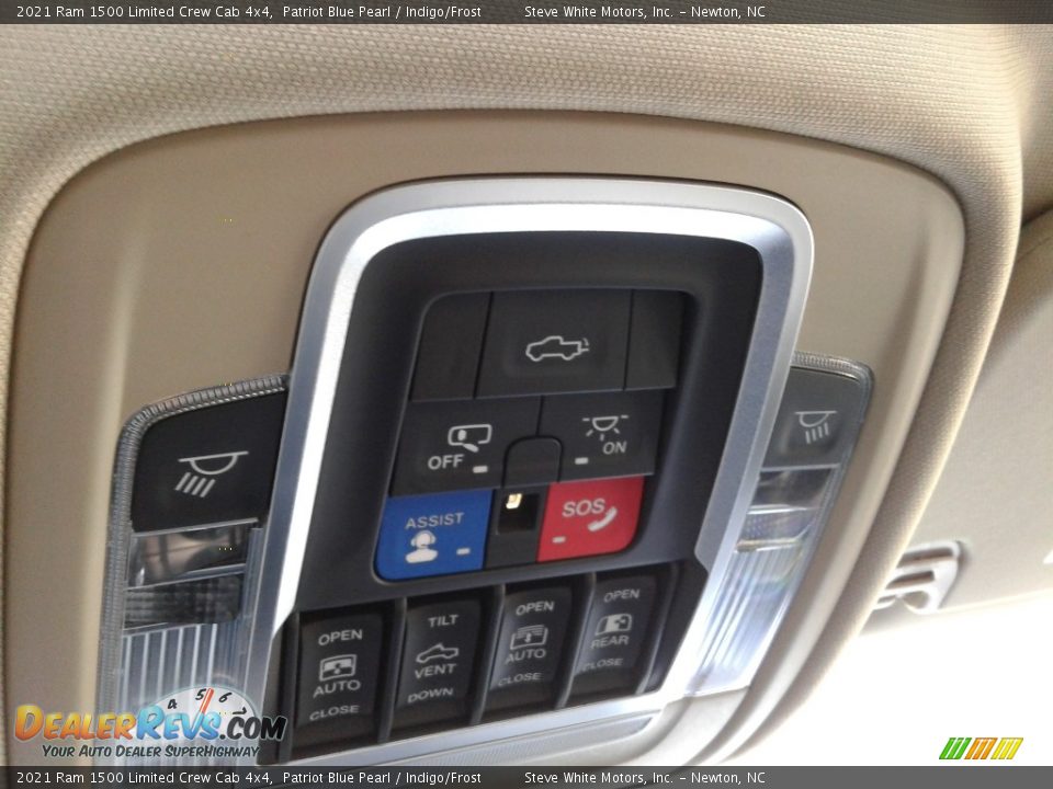 2021 Ram 1500 Limited Crew Cab 4x4 Patriot Blue Pearl / Indigo/Frost Photo #34