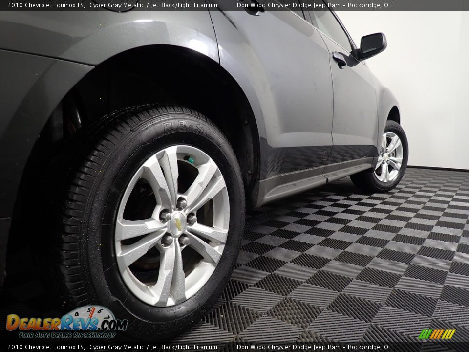 2010 Chevrolet Equinox LS Cyber Gray Metallic / Jet Black/Light Titanium Photo #9