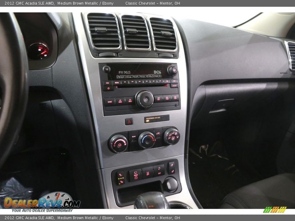 2012 GMC Acadia SLE AWD Medium Brown Metallic / Ebony Photo #9