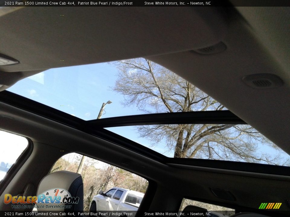 2021 Ram 1500 Limited Crew Cab 4x4 Patriot Blue Pearl / Indigo/Frost Photo #35