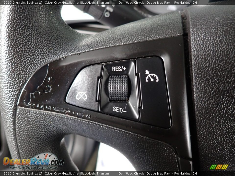 2010 Chevrolet Equinox LS Cyber Gray Metallic / Jet Black/Light Titanium Photo #14
