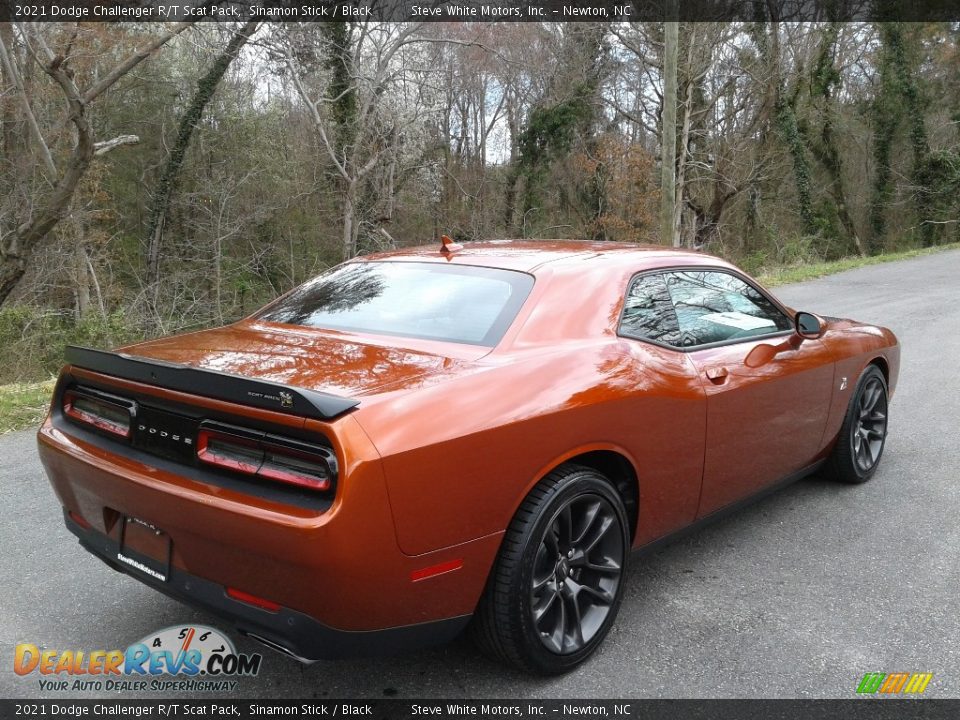 2021 Dodge Challenger R/T Scat Pack Sinamon Stick / Black Photo #6