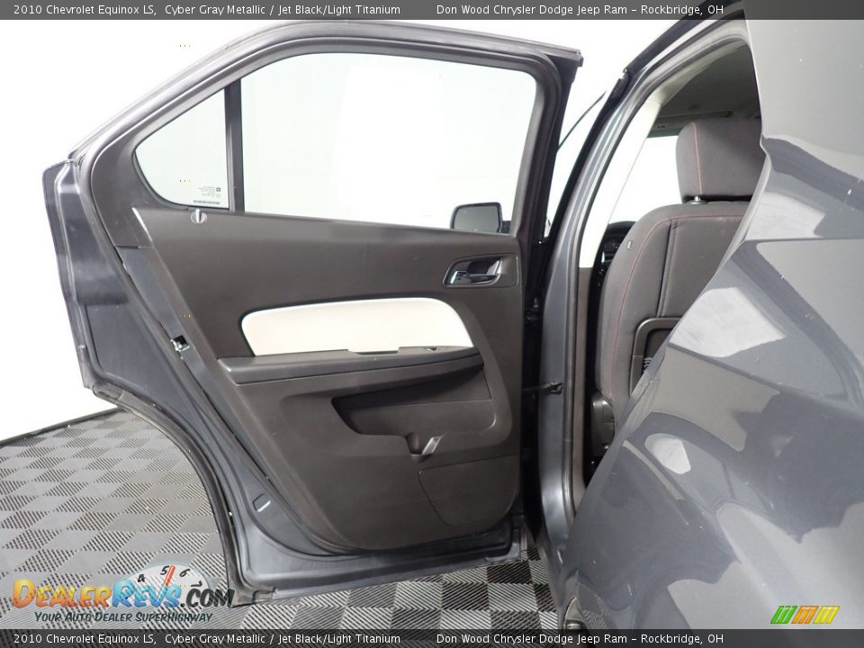 2010 Chevrolet Equinox LS Cyber Gray Metallic / Jet Black/Light Titanium Photo #24