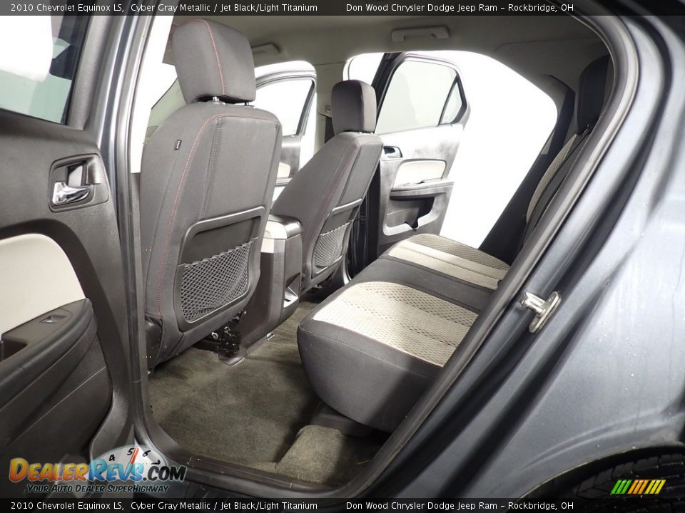 2010 Chevrolet Equinox LS Cyber Gray Metallic / Jet Black/Light Titanium Photo #25