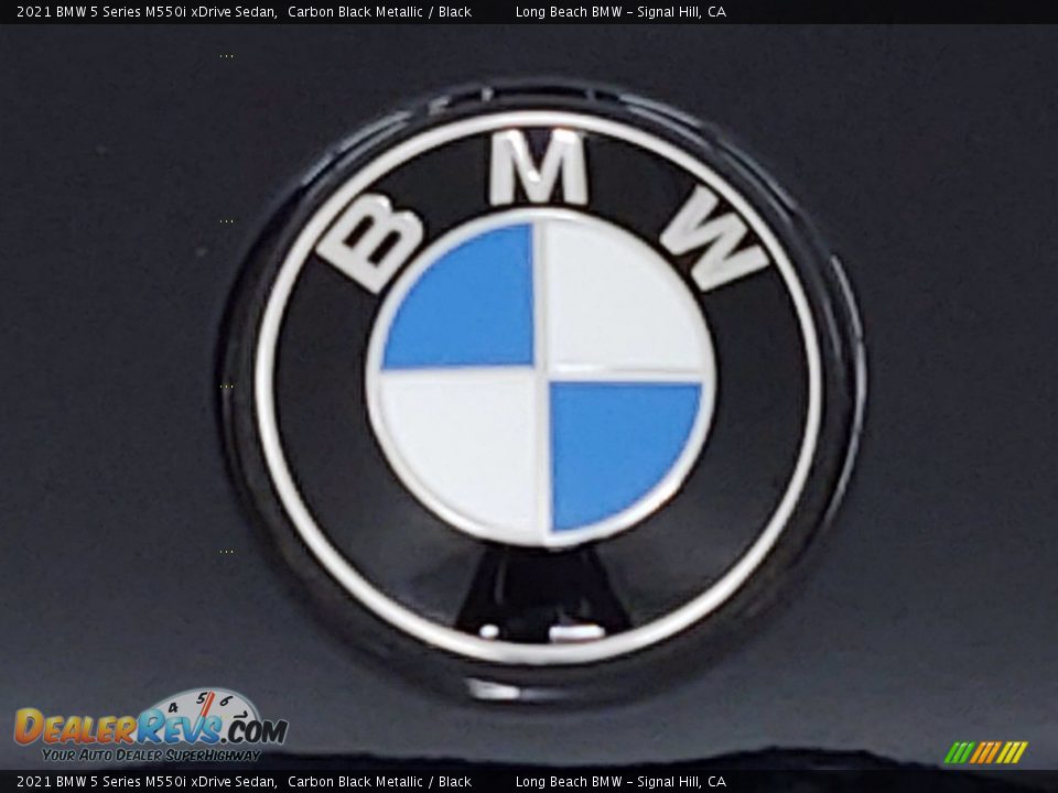 2021 BMW 5 Series M550i xDrive Sedan Carbon Black Metallic / Black Photo #5