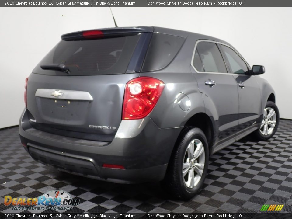 2010 Chevrolet Equinox LS Cyber Gray Metallic / Jet Black/Light Titanium Photo #30