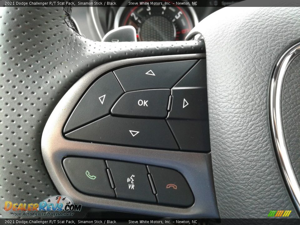 2021 Dodge Challenger R/T Scat Pack Sinamon Stick / Black Photo #17