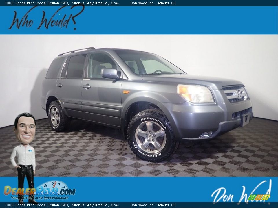 2008 Honda Pilot Special Edition 4WD Nimbus Gray Metallic / Gray Photo #1