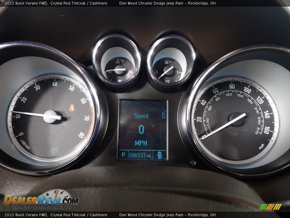 2013 Buick Verano FWD Crystal Red Tintcoat / Cashmere Photo #2