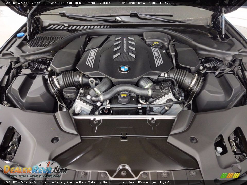 2021 BMW 5 Series M550i xDrive Sedan 4.4 Liter DI TwinPower Turbocharged DOHC 32-Valve V8 Engine Photo #9