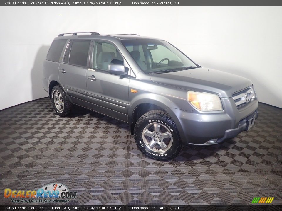 2008 Honda Pilot Special Edition 4WD Nimbus Gray Metallic / Gray Photo #4