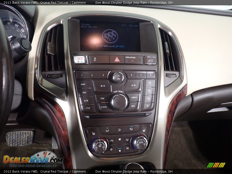 2013 Buick Verano FWD Crystal Red Tintcoat / Cashmere Photo #6