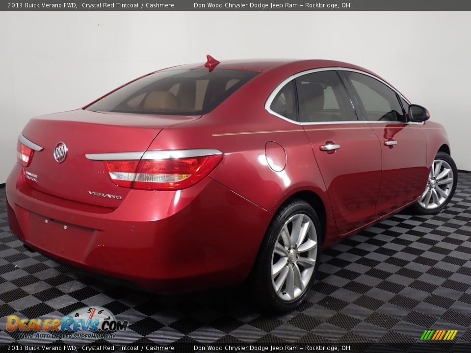 2013 Buick Verano FWD Crystal Red Tintcoat / Cashmere Photo #7