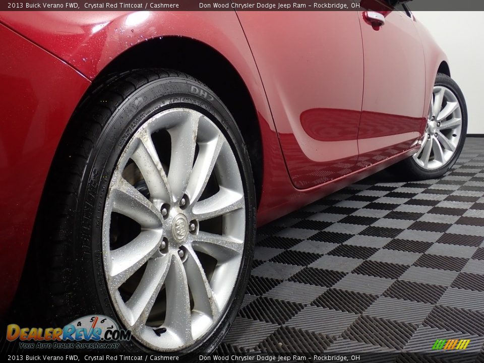 2013 Buick Verano FWD Crystal Red Tintcoat / Cashmere Photo #12