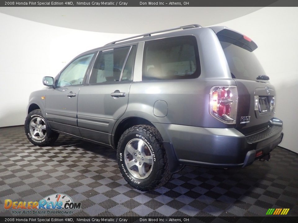 2008 Honda Pilot Special Edition 4WD Nimbus Gray Metallic / Gray Photo #12