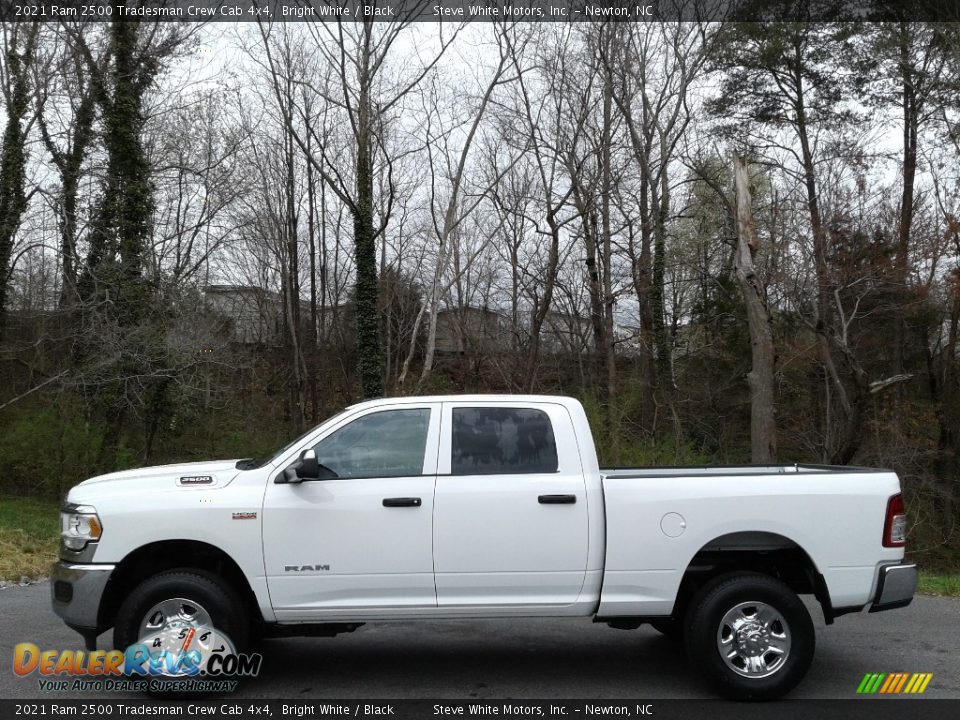 2021 Ram 2500 Tradesman Crew Cab 4x4 Bright White / Black Photo #1