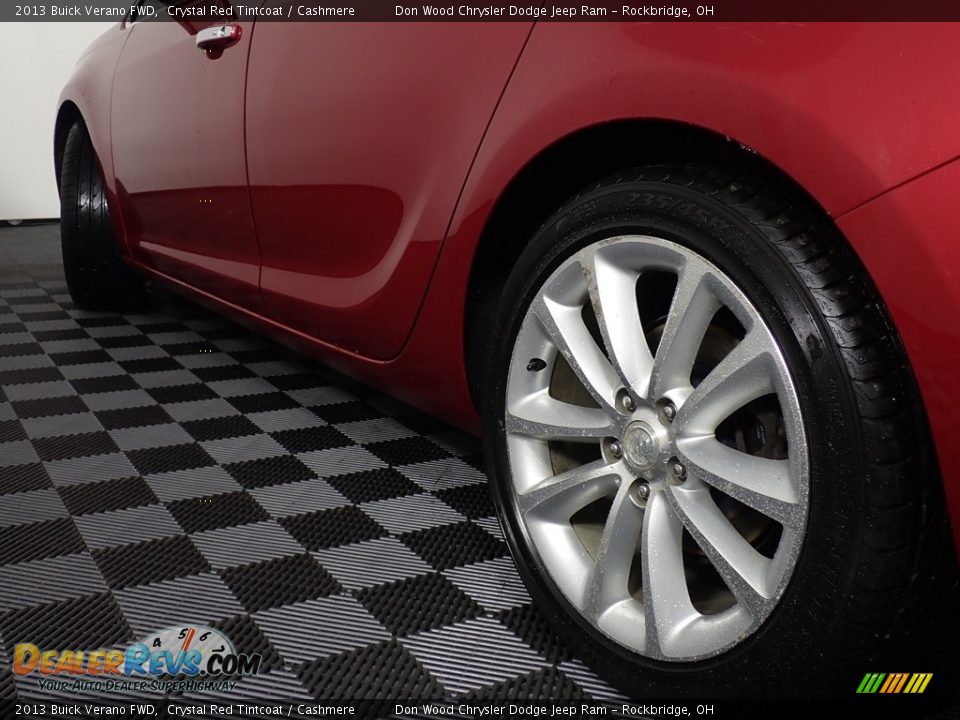 2013 Buick Verano FWD Crystal Red Tintcoat / Cashmere Photo #16