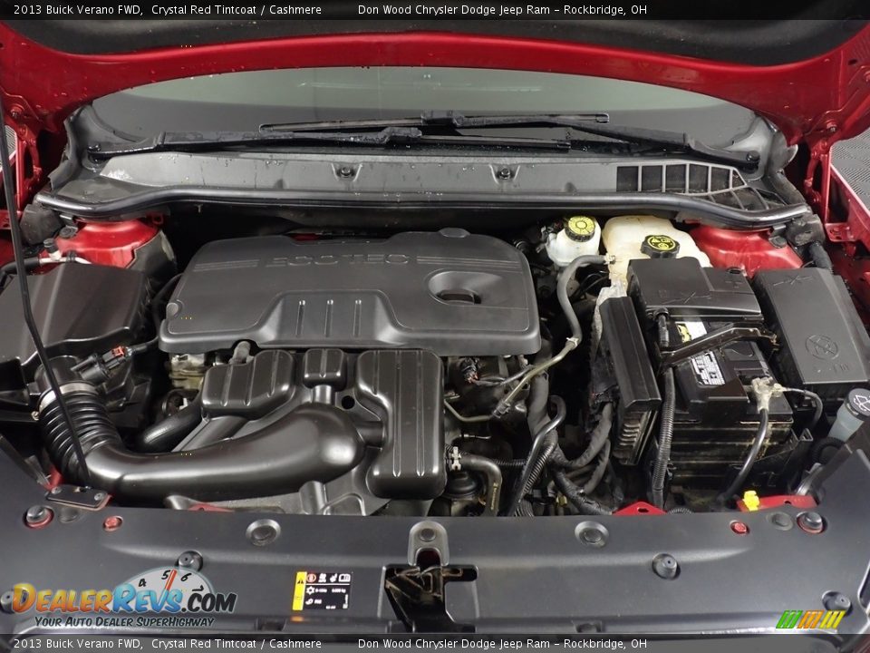 2013 Buick Verano FWD Crystal Red Tintcoat / Cashmere Photo #18