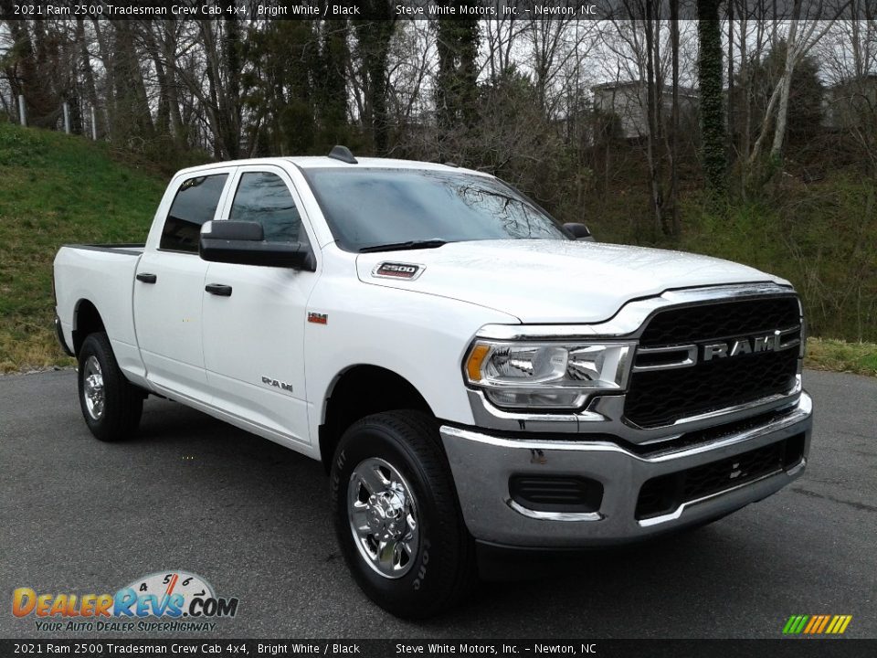 2021 Ram 2500 Tradesman Crew Cab 4x4 Bright White / Black Photo #4