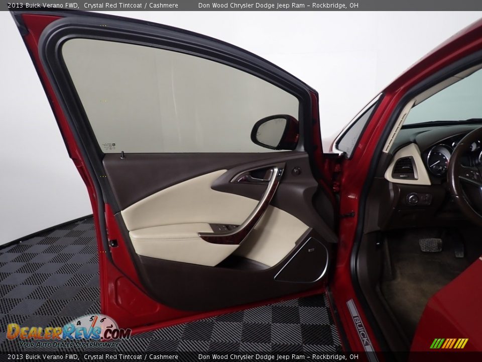 2013 Buick Verano FWD Crystal Red Tintcoat / Cashmere Photo #19