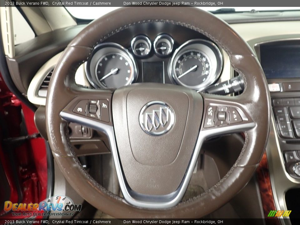2013 Buick Verano FWD Crystal Red Tintcoat / Cashmere Photo #22