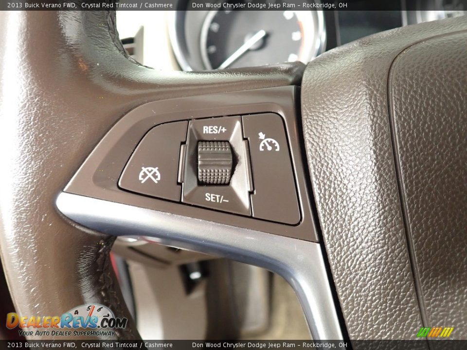 2013 Buick Verano FWD Crystal Red Tintcoat / Cashmere Photo #23