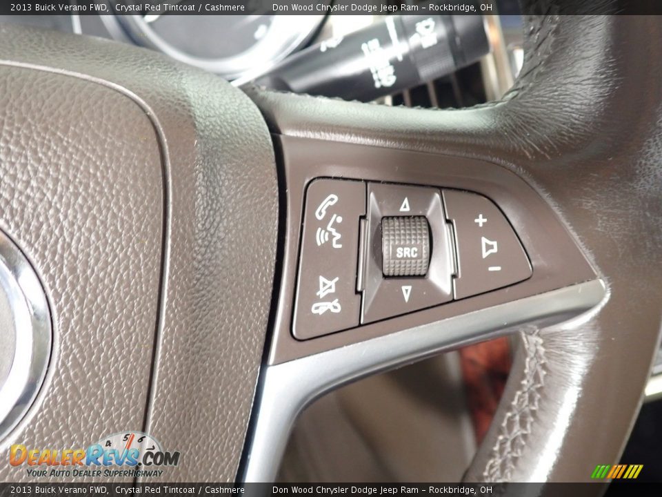 2013 Buick Verano FWD Crystal Red Tintcoat / Cashmere Photo #24