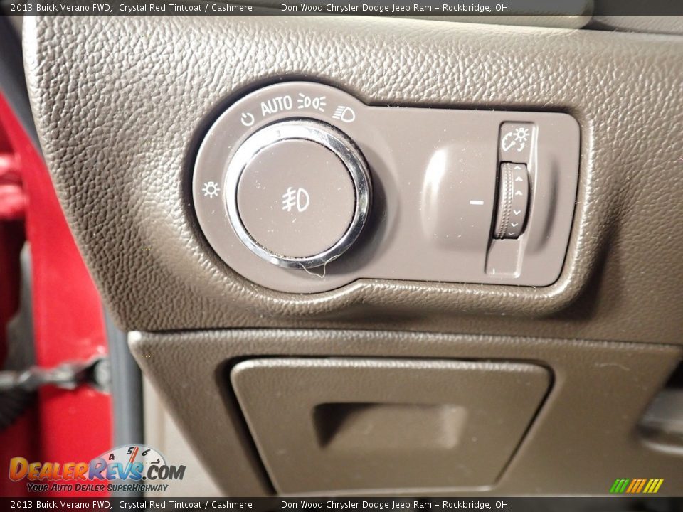 2013 Buick Verano FWD Crystal Red Tintcoat / Cashmere Photo #25