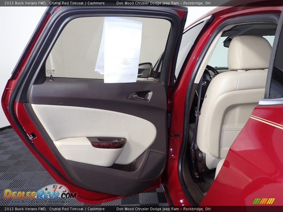 2013 Buick Verano FWD Crystal Red Tintcoat / Cashmere Photo #27