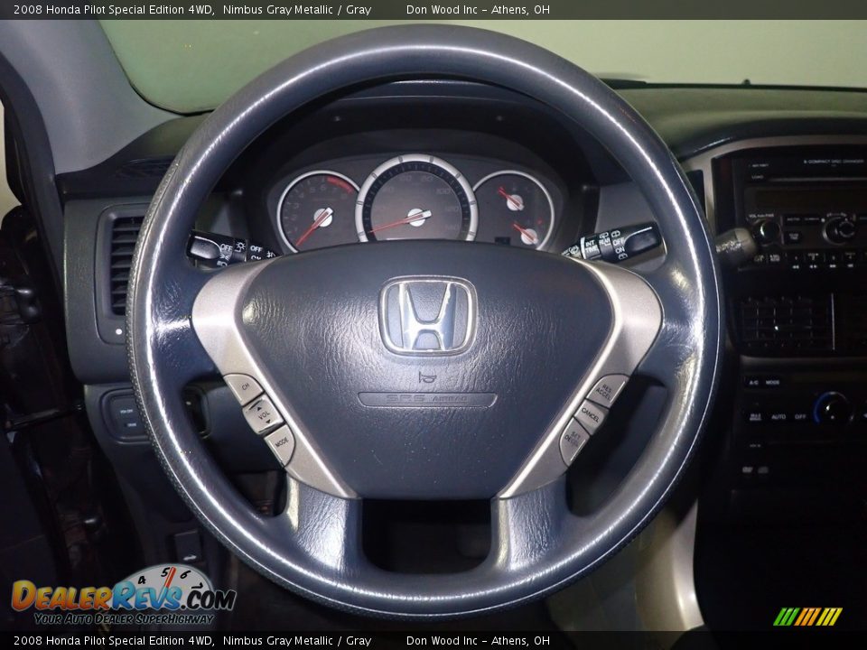 2008 Honda Pilot Special Edition 4WD Nimbus Gray Metallic / Gray Photo #28
