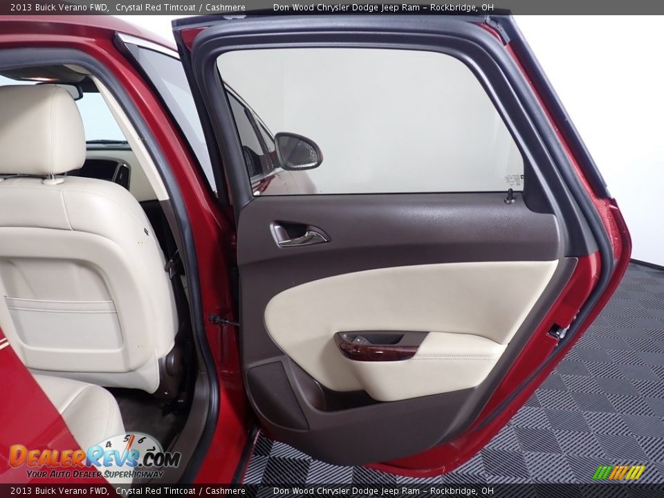 2013 Buick Verano FWD Crystal Red Tintcoat / Cashmere Photo #30