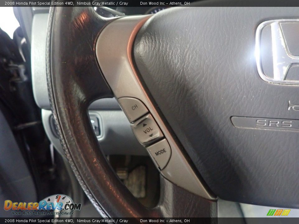 2008 Honda Pilot Special Edition 4WD Nimbus Gray Metallic / Gray Photo #30