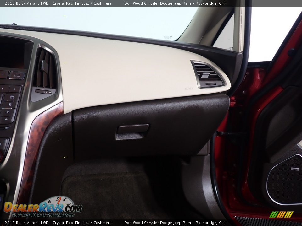 2013 Buick Verano FWD Crystal Red Tintcoat / Cashmere Photo #31