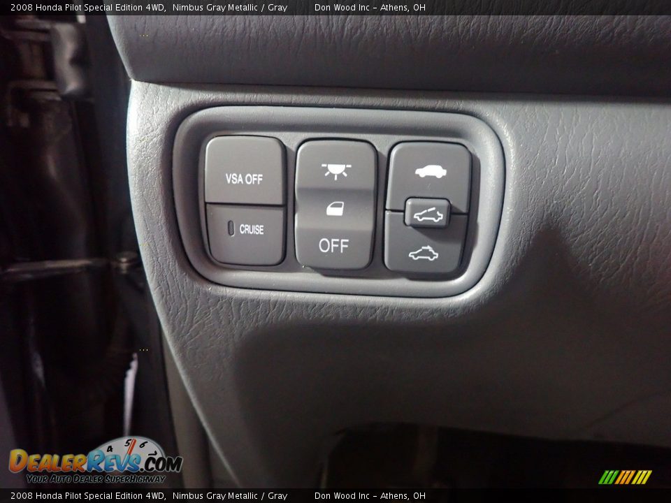 2008 Honda Pilot Special Edition 4WD Nimbus Gray Metallic / Gray Photo #32